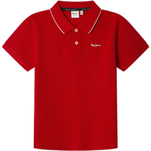 Pour garçon. PB540990 Polo Henry (16años= 176cm), Casuel, Coton, Manche courte, Durable, mode enfantine - Pepe Jeans - Modalova