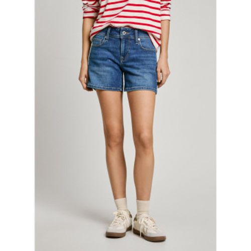 PL801190IC4 Short Regular Siouxie (27), Casuel, Coton, Denim, Durable - Pepe Jeans - Modalova