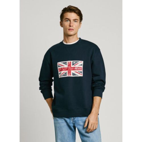 PM582845 Union Crew Sweatshirt (XL), Casuel, Coton, Durable, Marine - Pepe Jeans - Modalova