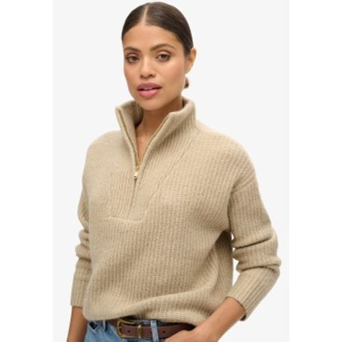 W6110554A Pull essentiel à col zippé (XL), Casuel, Polyester - Superdry - Modalova