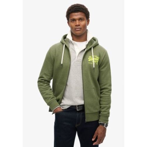 M2013717A Sweatshirt Neon Vl Graphic (M), Casuel, Vert, Coton, Durable - Superdry - Modalova