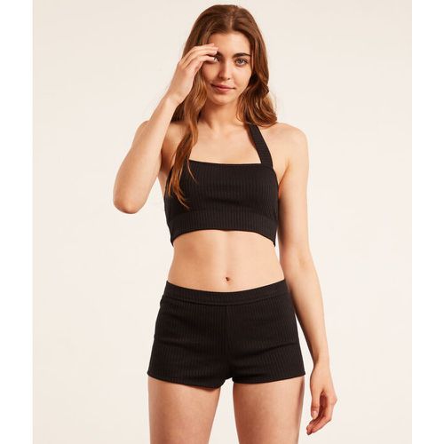 Crop top canalé - CROP CROISE - XS - - Mujer - Etam - Modalova