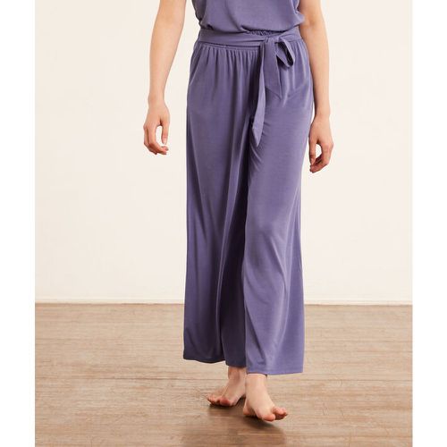 Pantalón pijama liso - EREN - M - Violeta - Mujer - Etam - Modalova