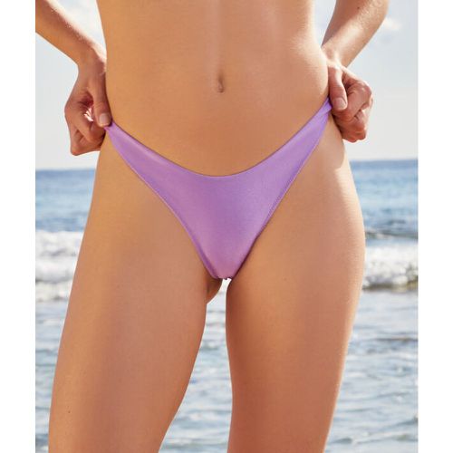 Braguita bikini pierna alta - PHOEBE - 40 - Violeta - Mujer - Etam - Modalova