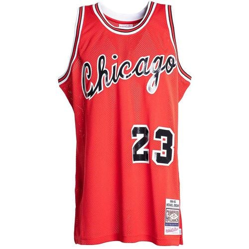 NBA AUTHENTIC JERSEY CHICAGO BULLS 1984-85 - MICHAEL JORDAN #23 - Mitchell And Ness - Modalova