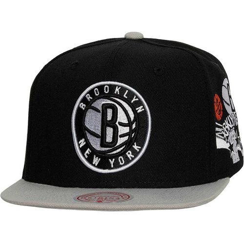 NBA HARDWOOD CLASSICS BROOKLYN NETS PATCH OVERLOAD SNAPBACK CAP, nero - Mitchell And Ness - Modalova