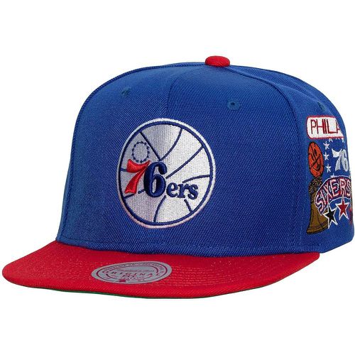 NBA HARDWOOD CLASSICS PHILADELPHIA 76ERS PATCH OVERLOAD SNAPBACK CAP, / - Mitchell And Ness - Modalova