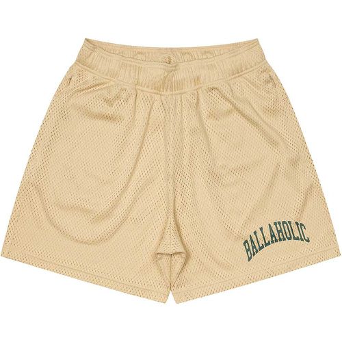 College Logo Mesh Zip Shorts - Ballaholic - Modalova