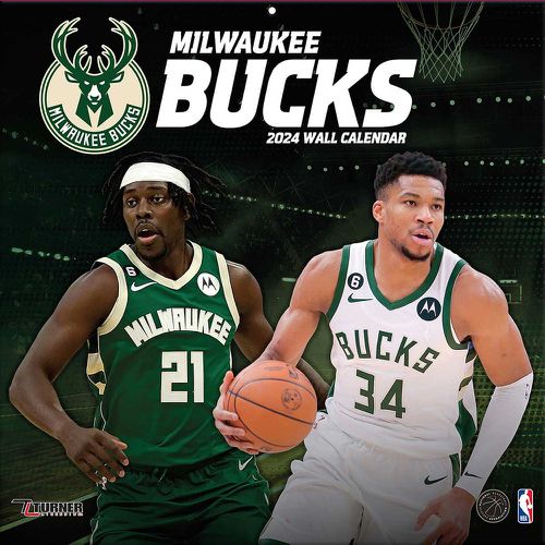 NBA MILWAUKEE BUCKS 30 x 30CM WALL CALENDAR 2024, / - Turner - Modalova