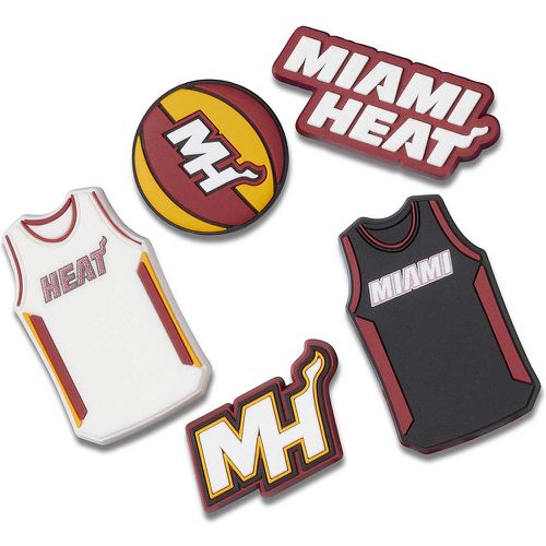 NBA Miami Heat Jibbitz 5Pck - Crocs - Modalova