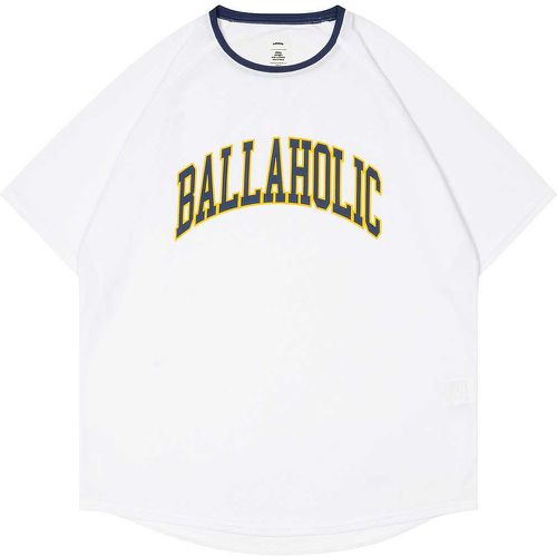 College Logo Cool T-Shirt, bianco / - Ballaholic - Modalova