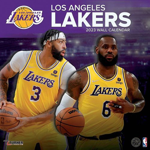NBA Los Angeles Lakers Team Wall Calendar 2023, giallo bianco viola - Rockstylz - Modalova