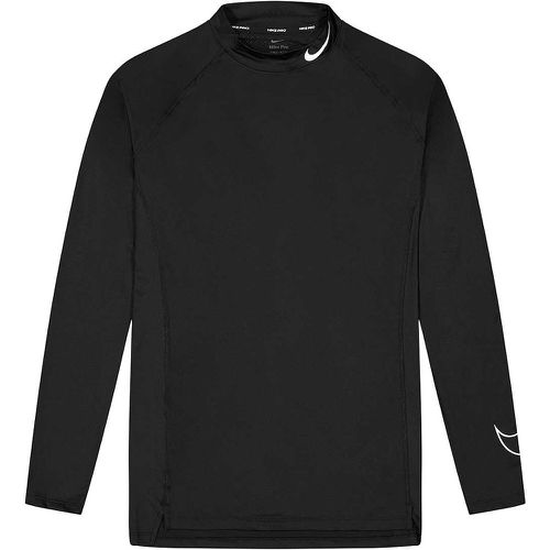 M TRAINING DRI-FIT TIGHT MOCKNECK LONGSLEEVE, nero/bianco - Nike - Modalova