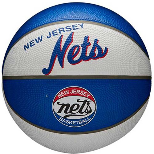 NBA New Jersey Nets RETRO BASKETBALL MINI, nero - Wilson - Modalova