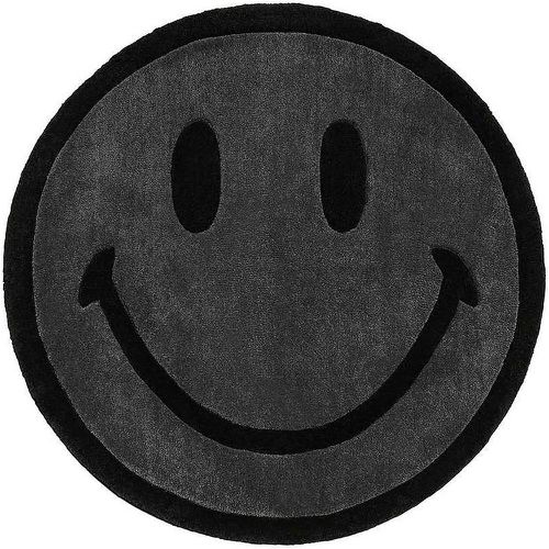 Smiley 183cm Monochrome Rug, nero - Chinatown Market - Modalova