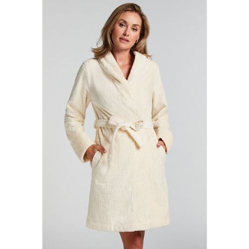 Hunkemöller Fleece Bathrobe White - Hunkemöller - Modalova