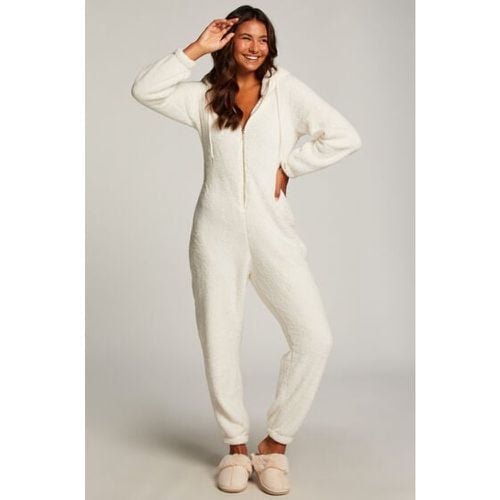 Hunkemöller Fleece Onesie White - Hunkemöller - Modalova