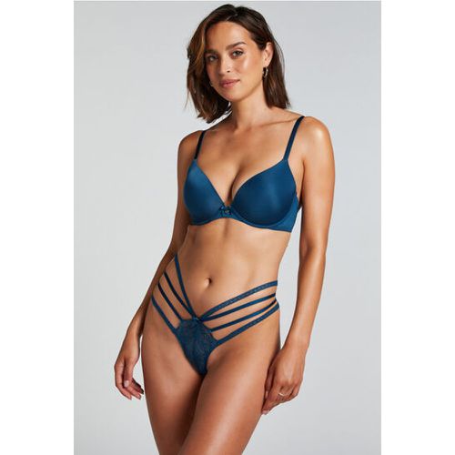 Hunkemöller Lorraine Thong Blue - Hunkemöller - Modalova