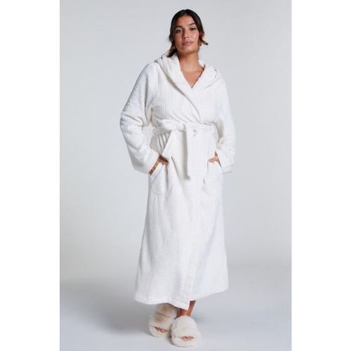 Hunkemöller Waffle Bathrobe White - Hunkemöller - Modalova