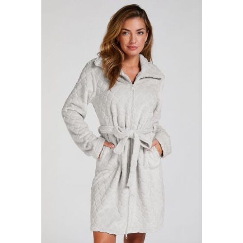 Zip Fleece Bathrobe - Hunkemöller - Modalova