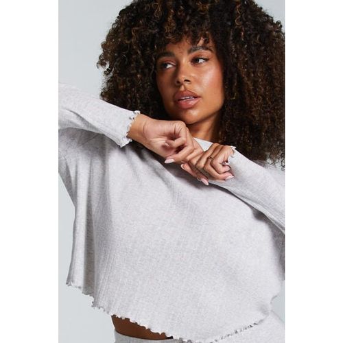 Pointelle Long-Sleeved Pyjama Top - Hunkemöller - Modalova