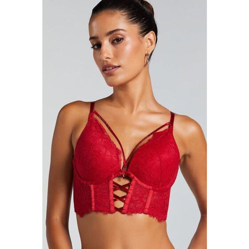 Charlotta Padded Underwired Longline Push-Up Bra - Hunkemöller - Modalova