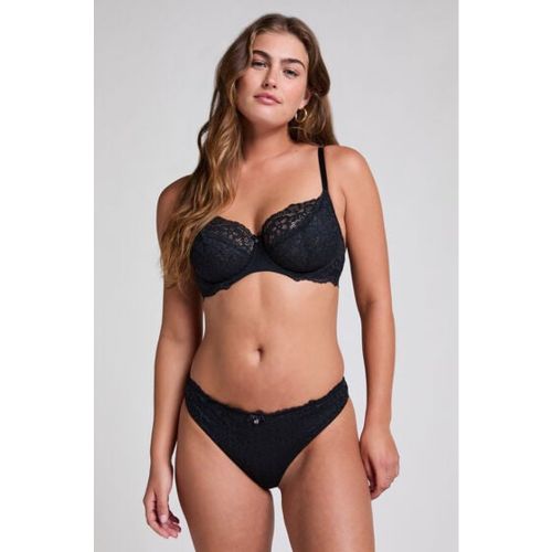 Hunkemöller Tanga Marine Negro - Hunkemöller - Modalova