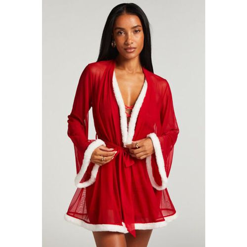 Hunkemöller Kimono Mesh Santa Rojo - Hunkemöller - Modalova