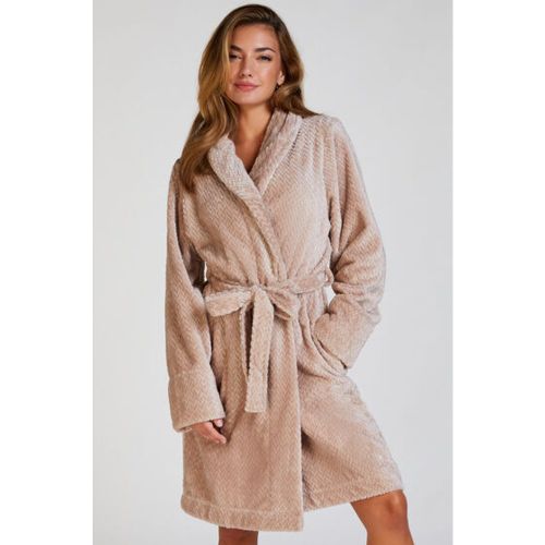 Hunkemöller Albornoz Fleece Beige - Hunkemöller - Modalova