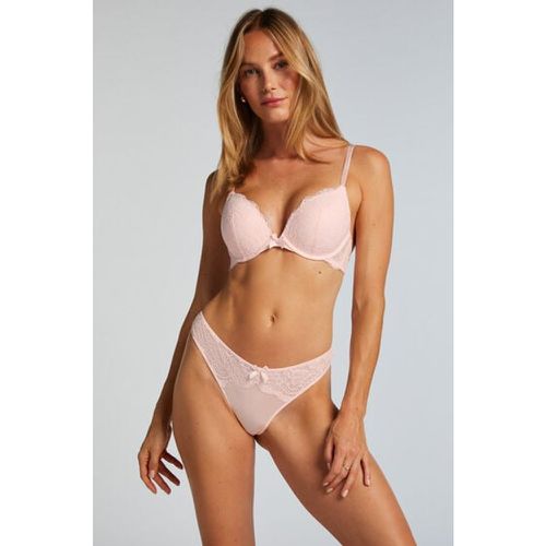 Hunkemöller Tanga Teddy Rosa - Hunkemöller - Modalova