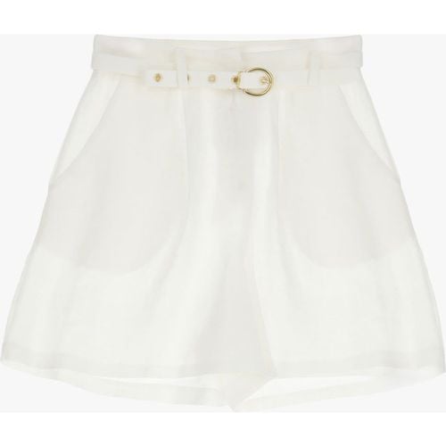 Shorts con pinces e cintura sottile - Imperial - Modalova