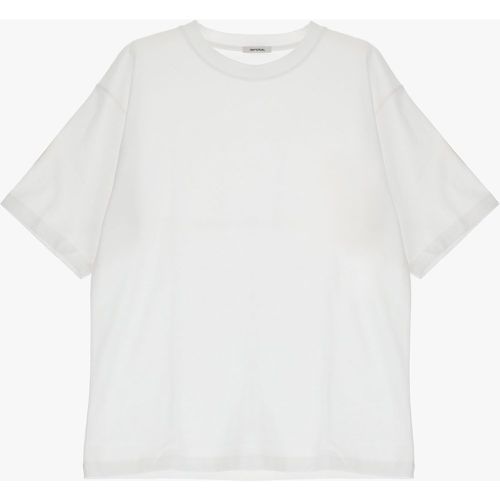 T-shirt in puro cotone monocolour con scollo tondo - Imperial - Modalova