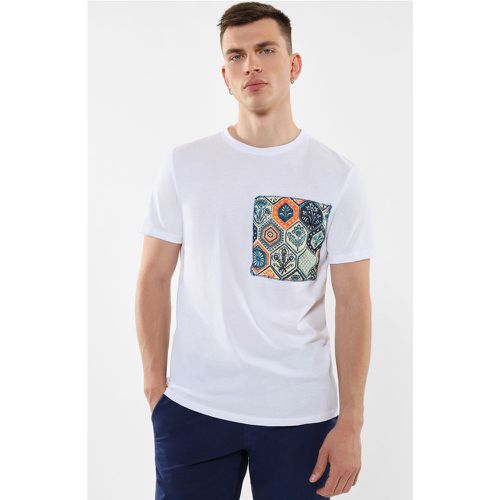 T-shirt in puro cotone con dettaglio stampato - Imperial - Modalova