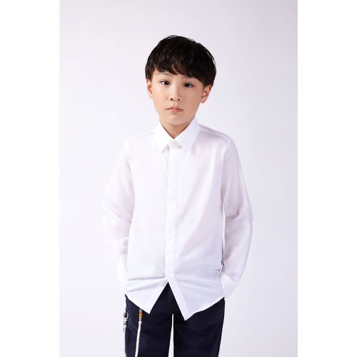 Camicia bambino monocolour con colletto classico - Imperial - Modalova