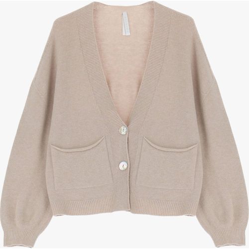 Cardigan con collo a v e bottoni - Imperial - Modalova