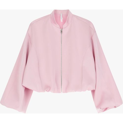 Giubbotto bomber satinato con zip - Imperial - Modalova