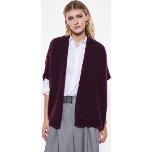 Cardigan morbido aperto con maniche corte - Imperial - Modalova