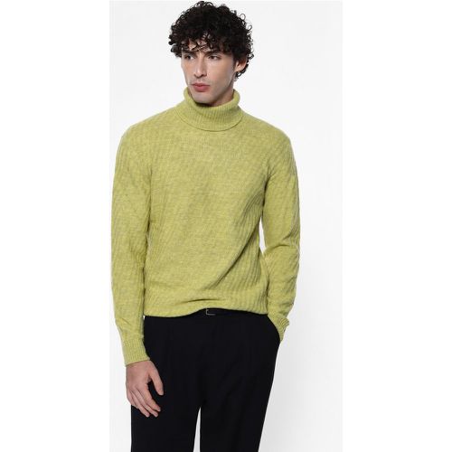 Maglione collo alto a costine - Imperial - Modalova