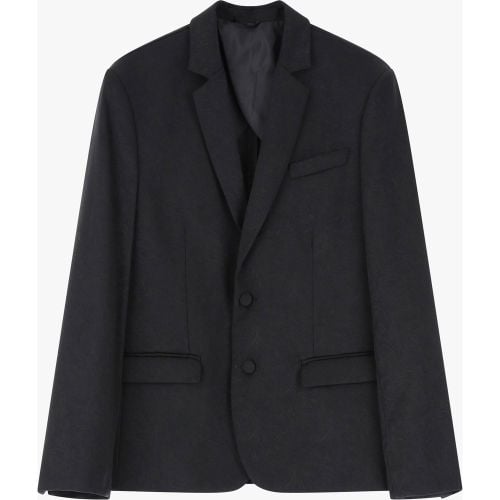 Blazer monopetto con motivo stampato effetto satin - Imperial - Modalova