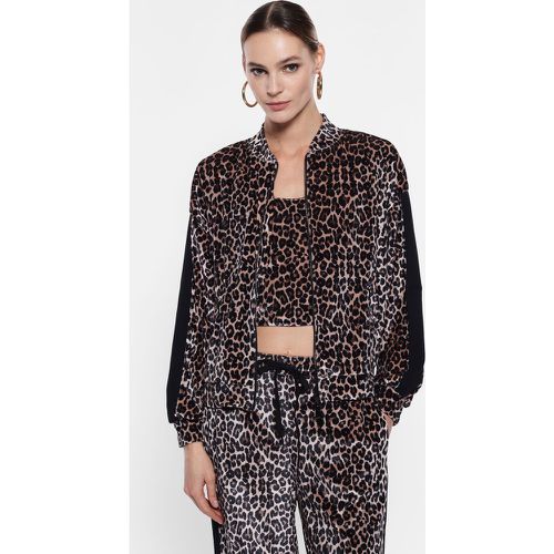 Bomber animalier con banda laterale - Imperial - Modalova