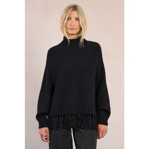 Pull type poncho à franges - MOLLY BRACKEN - Modalova