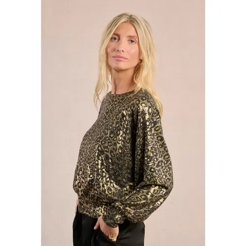 Top léopard lamé - MOLLY BRACKEN - Modalova