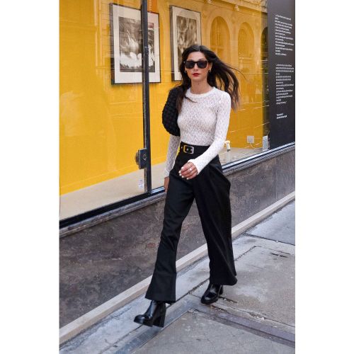 Top manches longues en semi-transparence - LILI SIDONIO - Modalova