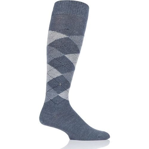 Pair Charcoal Preston Soft Acrylic Knee High Socks Men's 6.5-11 Mens - Burlington - Modalova