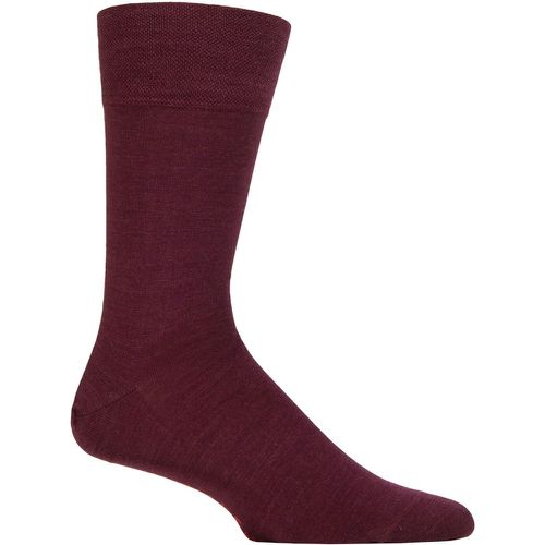 Pair Barolo Sensitive Berlin Virgin Wool Left and Right Socks With Comfort Cuff Men's 5.5-8 Mens - Falke - Modalova