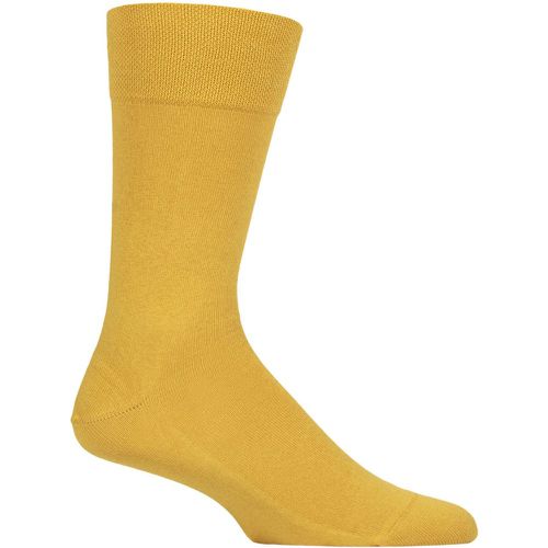 Mens 1 Pair Sensitive London Cotton Left and Right Socks With Comfort Cuff Nugget 8.5-11 Mens - Falke - Modalova