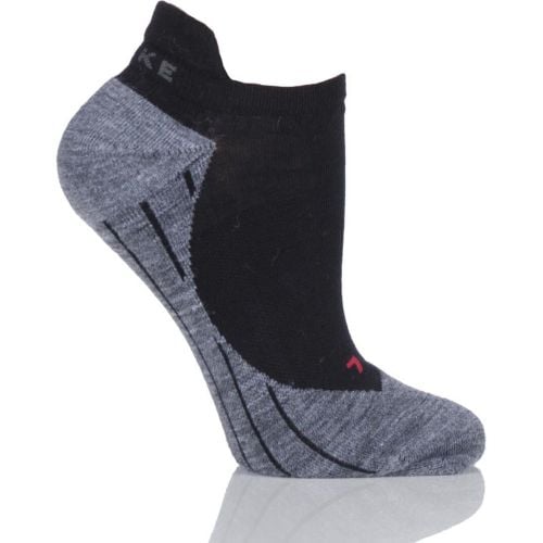 Pair / Grey RU4 Invisible Light Volume Ergonomic Cushioned Invisible Running Socks Ladies 4-5 Ladies - Falke - Modalova