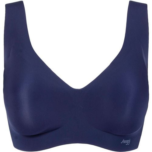 Women's Zero Feel Seamfree Bralette with Removable Pads Navy Small - Sloggi - Modalova