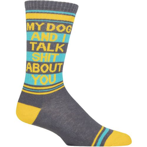 Gumball Poodle 1 Pair My Dog and I Talk Shit About You Cotton Socks Multi One Size - SockShop - Modalova