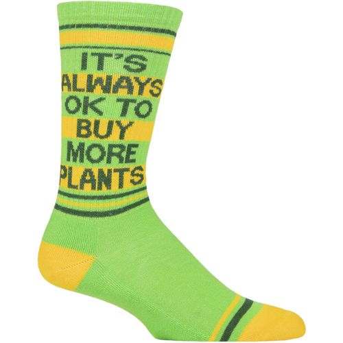 Gumball Poodle 1 Pair It's Always Ok to Buy More Plants Cotton Socks Multi One Size - SockShop - Modalova